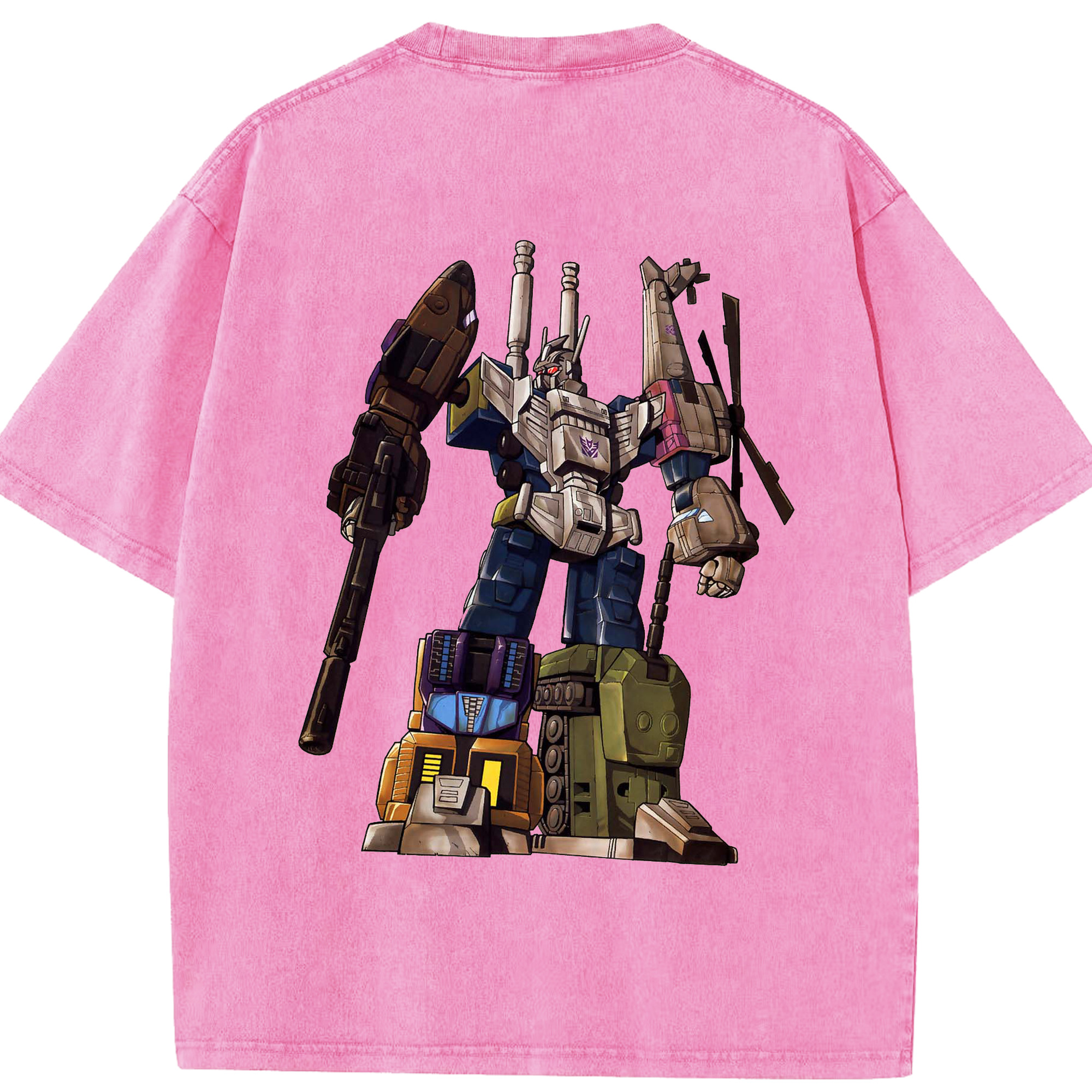 （画像用）  綿100% ヴィンテージ風 半袖Tシャツ（背面プリント）